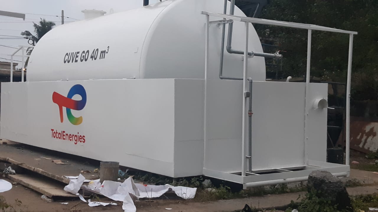 Confection de deux Flexitank de 40m3 pour Total Énergies.